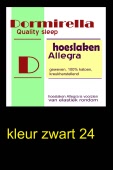 hoeslaken zwart 24