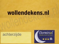 wol deken geel superieur