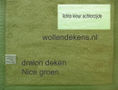 deken acryl groen nice