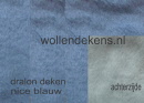 dralon deken blauw nice
