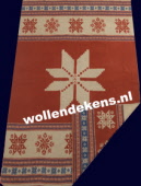 plaid wol met motief f-1150 wollendekens