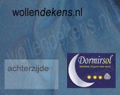 zuiver wollen deken superieur blauw